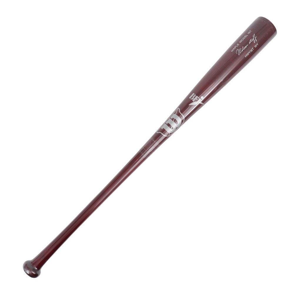 ウイルソン（Wilson）（メンズ）硬式用木製バット 野球 一般 2025 ウイルソンスタッフ メープル 16T型 高密度モデル 84cm/880g平均 WBW20050108488