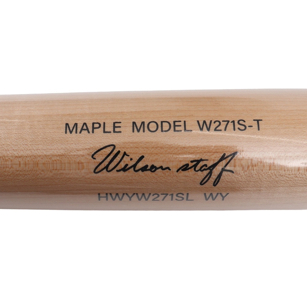ウイルソン（Wilson）（メンズ）硬式用バット 野球 一般 木製 軽量 W271S-T型 85cm/840g平均 WBW20100108584