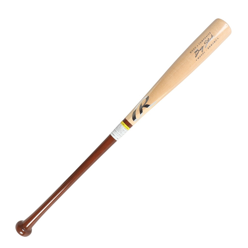 ローリングス（Rawlings）（メンズ）硬式用バット 野球 一般 トレーニングバット ラミ 85cm/880g平均 BHW5WC-NAT/BR-85