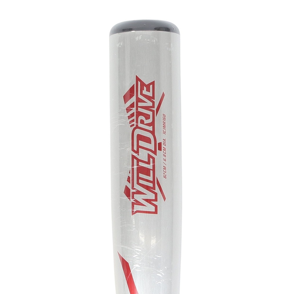 ミズノ（MIZUNO）（メンズ）軟式用バット 野球 一般 ウィルドライブ レッド 82cm/平均670g 1CJMR16082 03