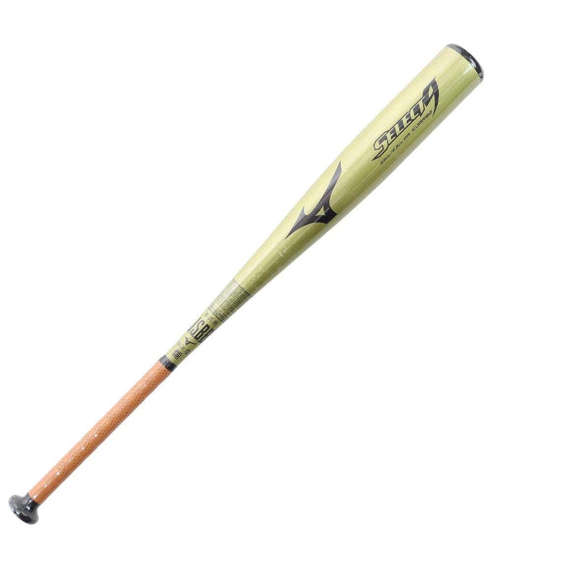 ミズノ（MIZUNO）（メンズ）軟式用バット 野球 一般 セレクトナイン 金属製 83cm/平均670g 1CJMR16283 40