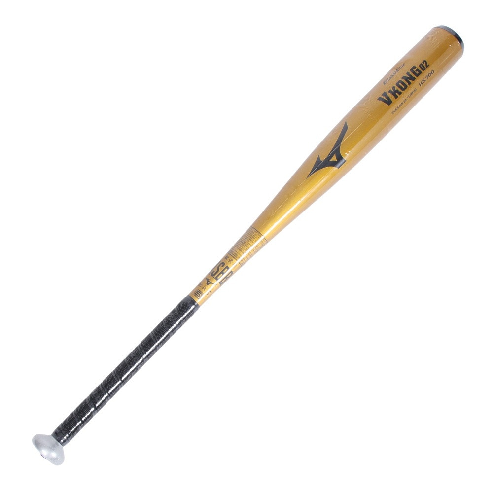 ミズノ（MIZUNO）（メンズ）軟式用バット 野球 一般 グローバルエリート Vコング02 83cm/平均740g 1CJMR16383 50