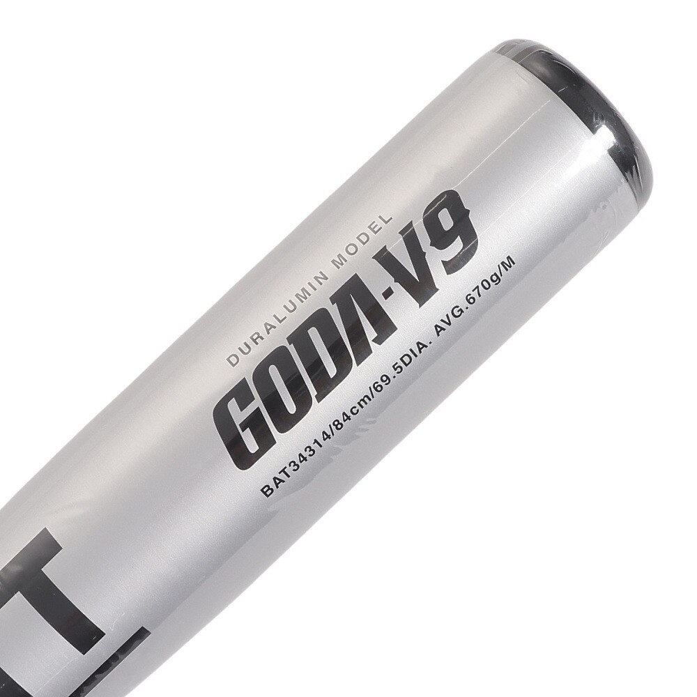 新品】 ゼット ZETT メンズ 軟式用アルミ製バット 野球 一般 GODA-A9 84cm 平均670g BAT34214-1337 