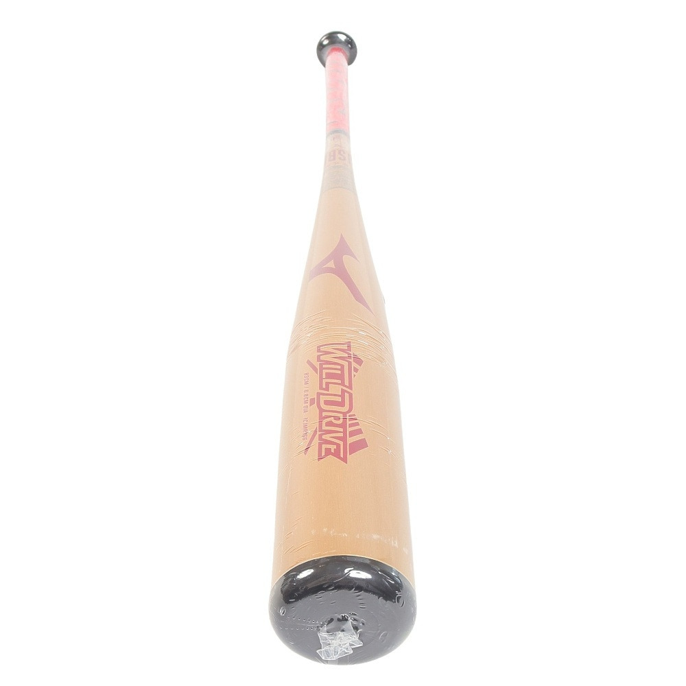 ミズノ（MIZUNO）（メンズ）軟式用バット 野球 一般 ウィルドライブ レッド 83cm/平均680g 1CJMR16683 50