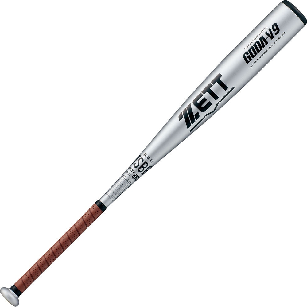 ゼット（ZETT）（メンズ）軟式用バット 野球 一般 GODA-V9 83cm/660g 