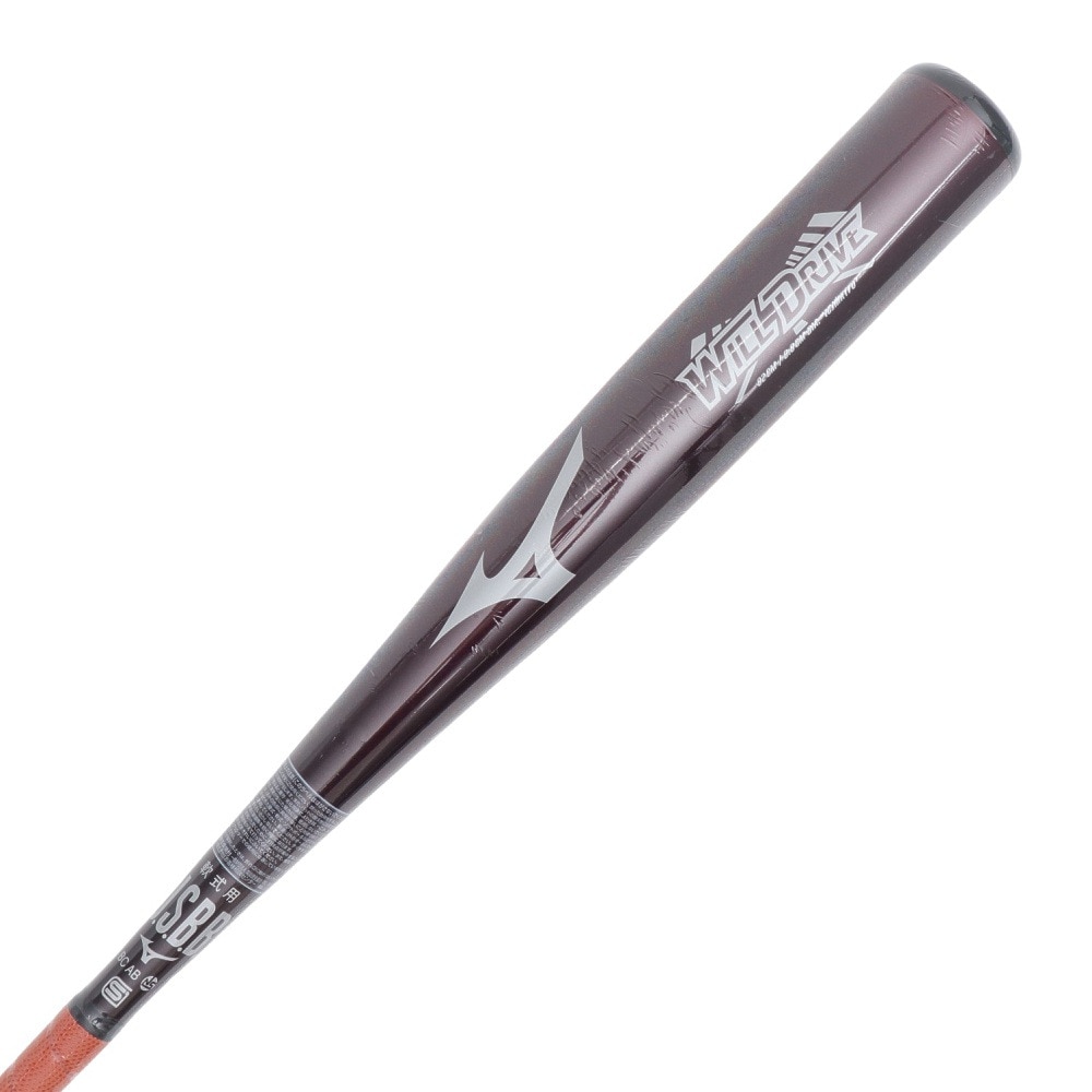 ミズノ（MIZUNO）（メンズ）軟式用金属製バット 野球 一般 ウィルドライブ レッド 82cm/平均670g 1CJMR17082 62