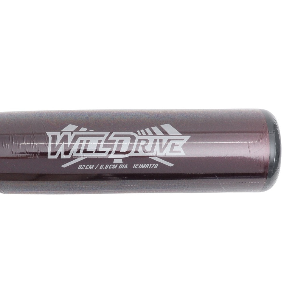 ミズノ（MIZUNO）（メンズ）軟式用金属製バット 野球 一般 ウィルドライブ レッド 82cm/平均670g 1CJMR17082 62