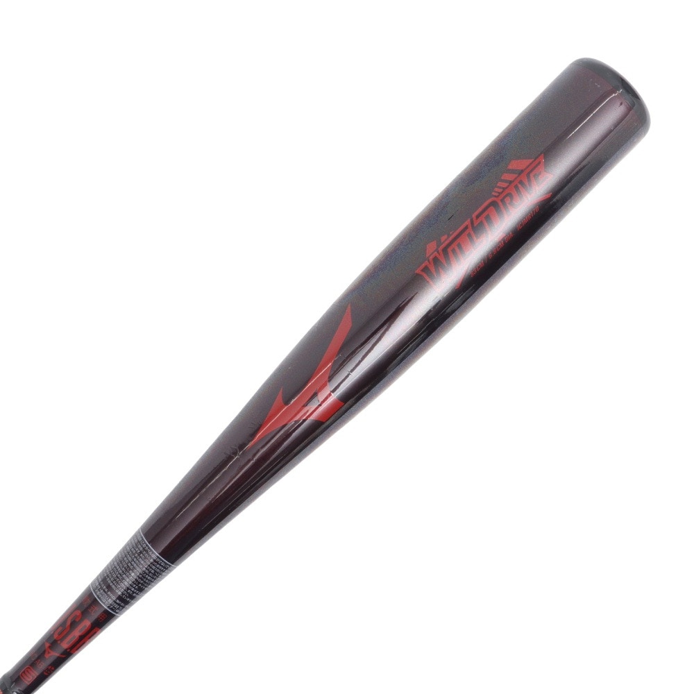ミズノ（MIZUNO）（メンズ）軟式用金属製バット 野球 一般 ウィルドライブ レッド 83cm/平均680g 1CJMR17083 62
