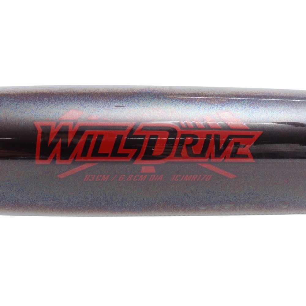 ミズノ（MIZUNO）（メンズ）軟式用金属製バット 野球 一般 ウィルドライブ レッド 83cm/平均680g 1CJMR17083 62