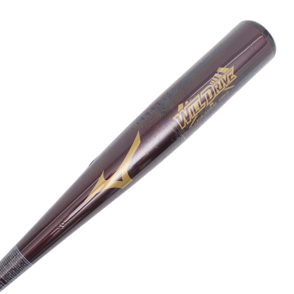 ミズノ（MIZUNO）（メンズ）軟式用金属製バット 野球 一般 ウィルドライブ レッド 84cm/平均700g 1CJMR17084 62