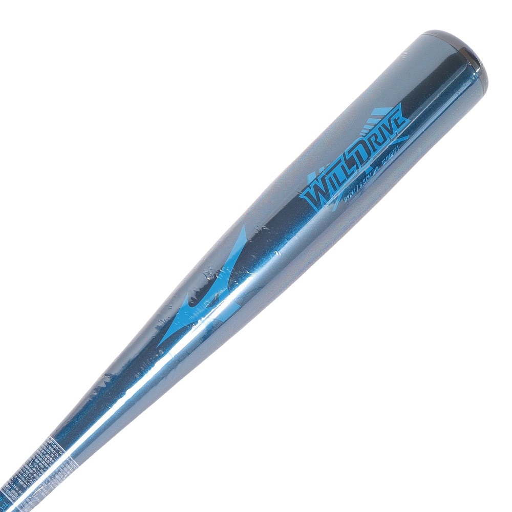 ミズノ（MIZUNO）（メンズ）軟式用バット 野球 一般 金属 ウィルドライブ ブルー 83cm/平均570g 1CJMR17183 27