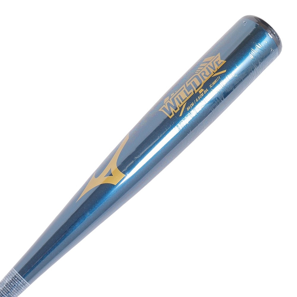 ミズノ（MIZUNO）（メンズ）軟式用バット 野球 一般 金属 ウィルドライブ ブルー 84cm/平均580g 1CJMR17184 27