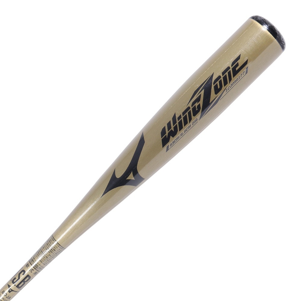 ミズノ（MIZUNO）（メンズ）軟式用バット 野球 一般 ウィングゾーン 83cm/平均660g 1CJMR17783 50