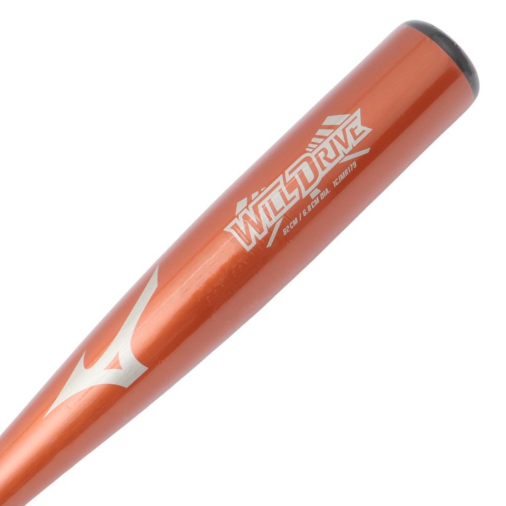 ミズノ（MIZUNO）（メンズ）軟式用金属製バット 野球 一般 ウィルドライブ レッド ミドル 82cm/平均670g 1CJMR17982 54