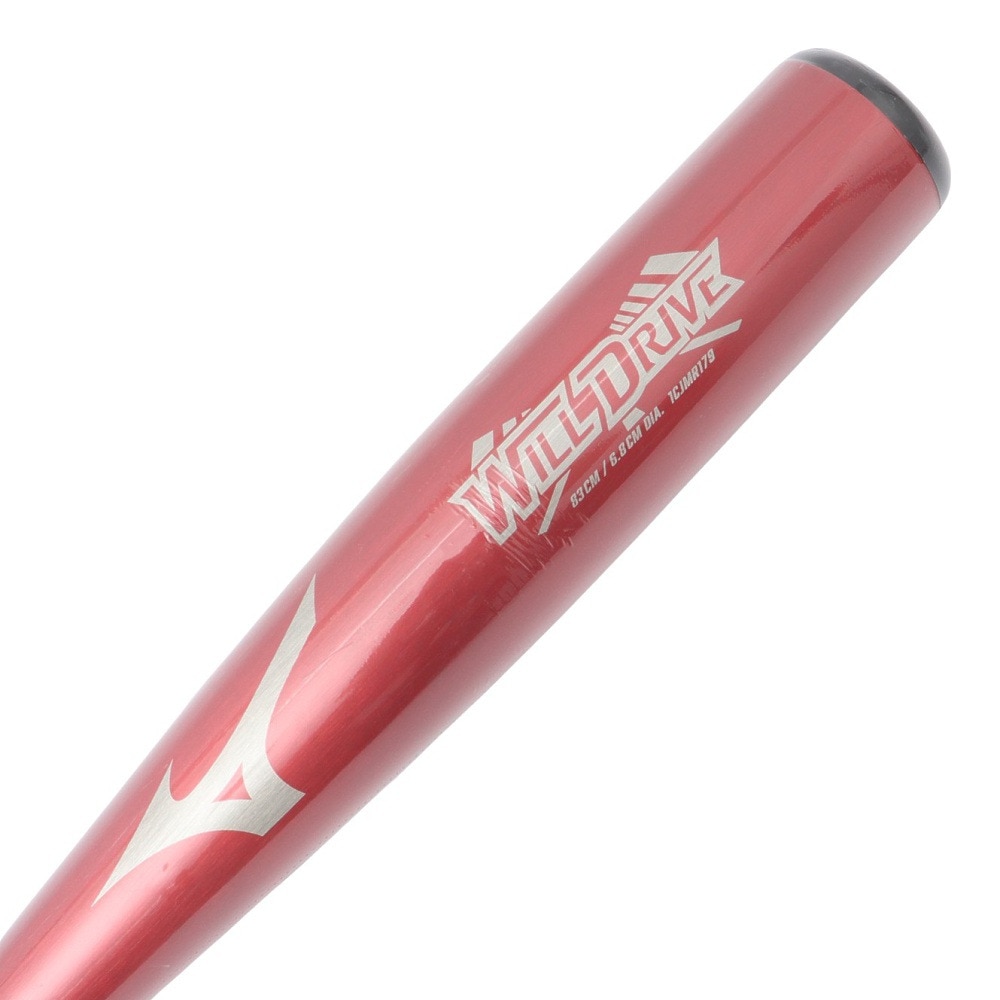 ミズノ（MIZUNO）（メンズ）軟式用金属バット 野球 一般 ウィルドライブ レッド ミドル 83cm/平均680g 1CJMR17983 62