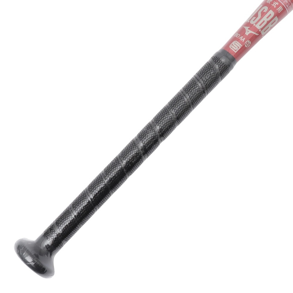 ミズノ（MIZUNO）（メンズ）軟式用金属バット 野球 一般 ウィルドライブ レッド ミドル 83cm/平均680g 1CJMR17983 62
