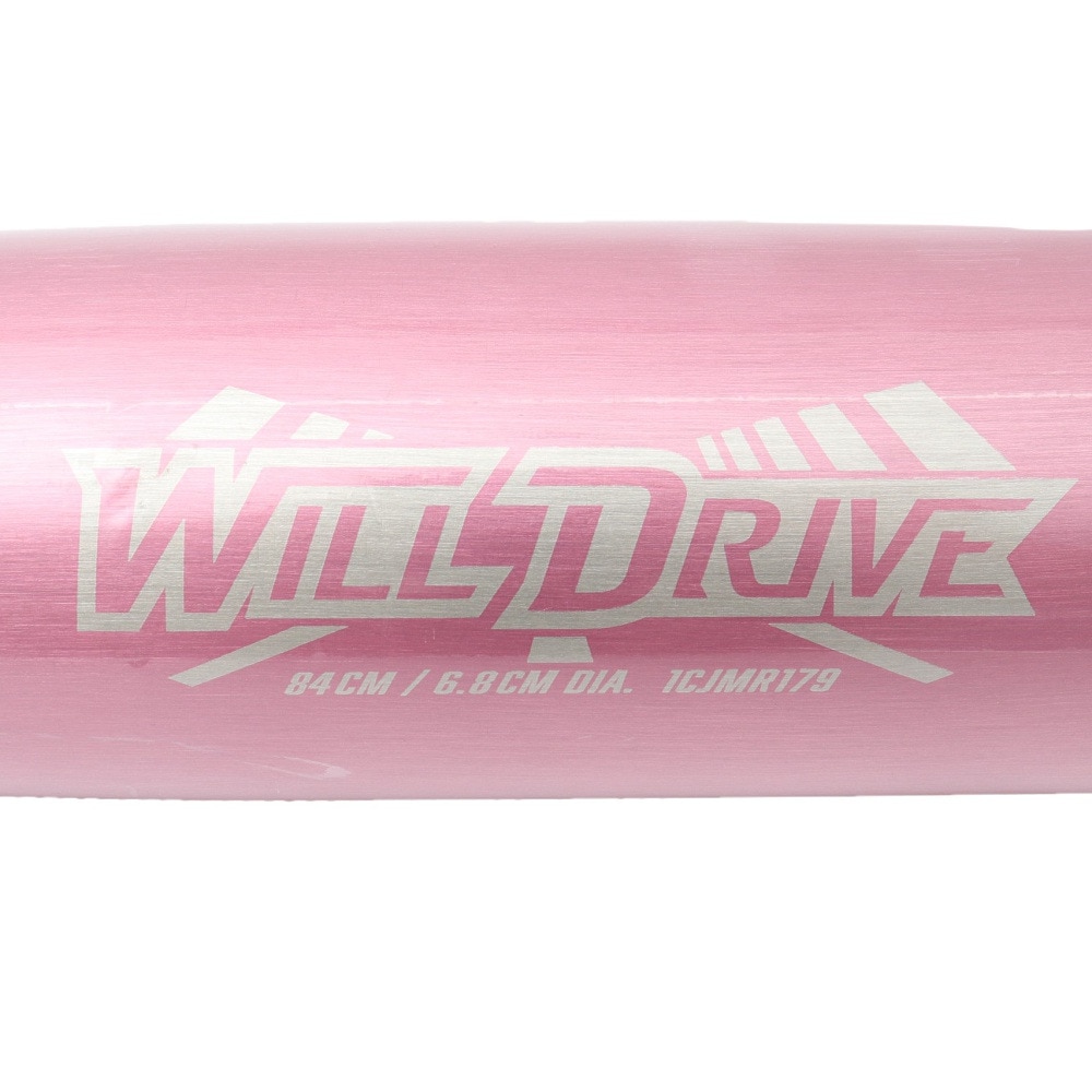 ミズノ（MIZUNO）（メンズ）軟式用金属製バット 野球 一般 ウィルドライブ レッド ミドル 84cm/平均700g 1CJMR17984 64