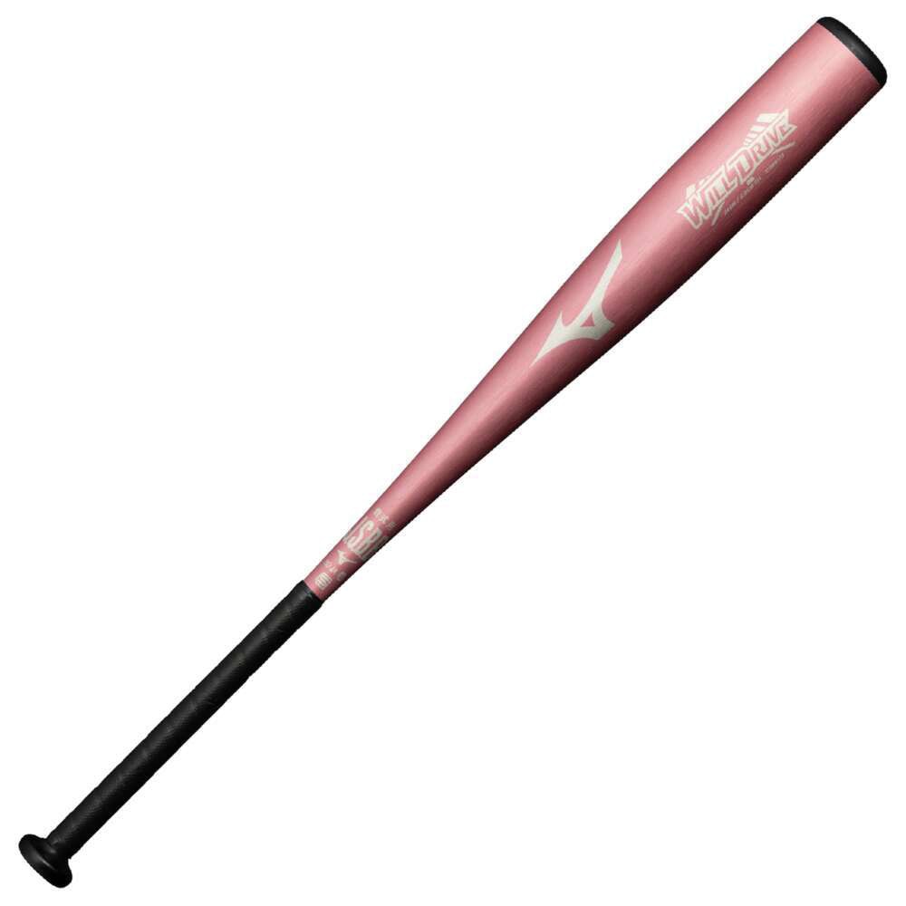 ミズノ（MIZUNO）（メンズ）軟式用金属製バット 野球 一般 ウィルドライブ レッド ミドル 84cm/平均700g 1CJMR17984 64