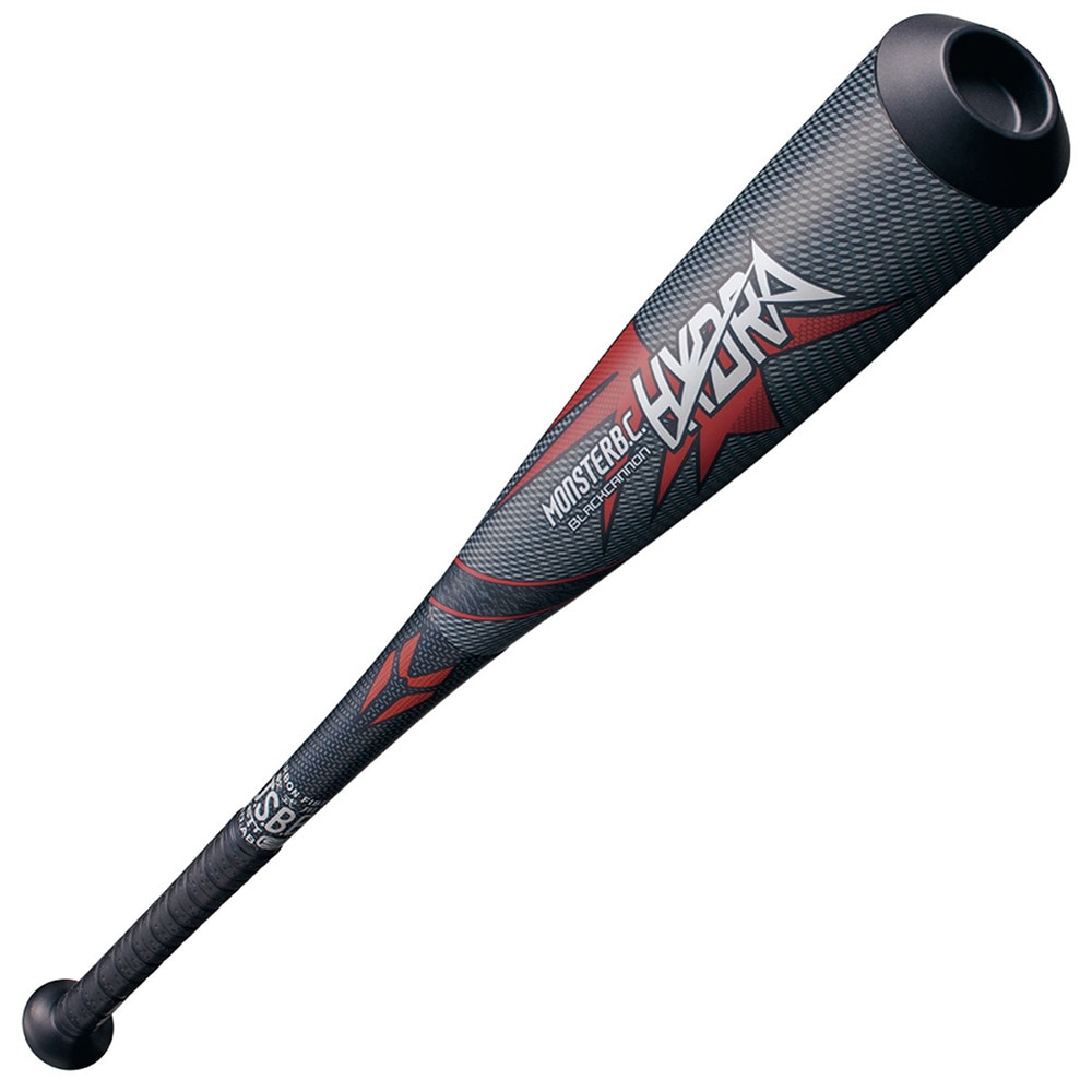 ゼット（ZETT）（メンズ）軟式用FRP製バット 野球 モンスターブラックキャノンHYDRA 84cm/750g平均 BCT31584-1900