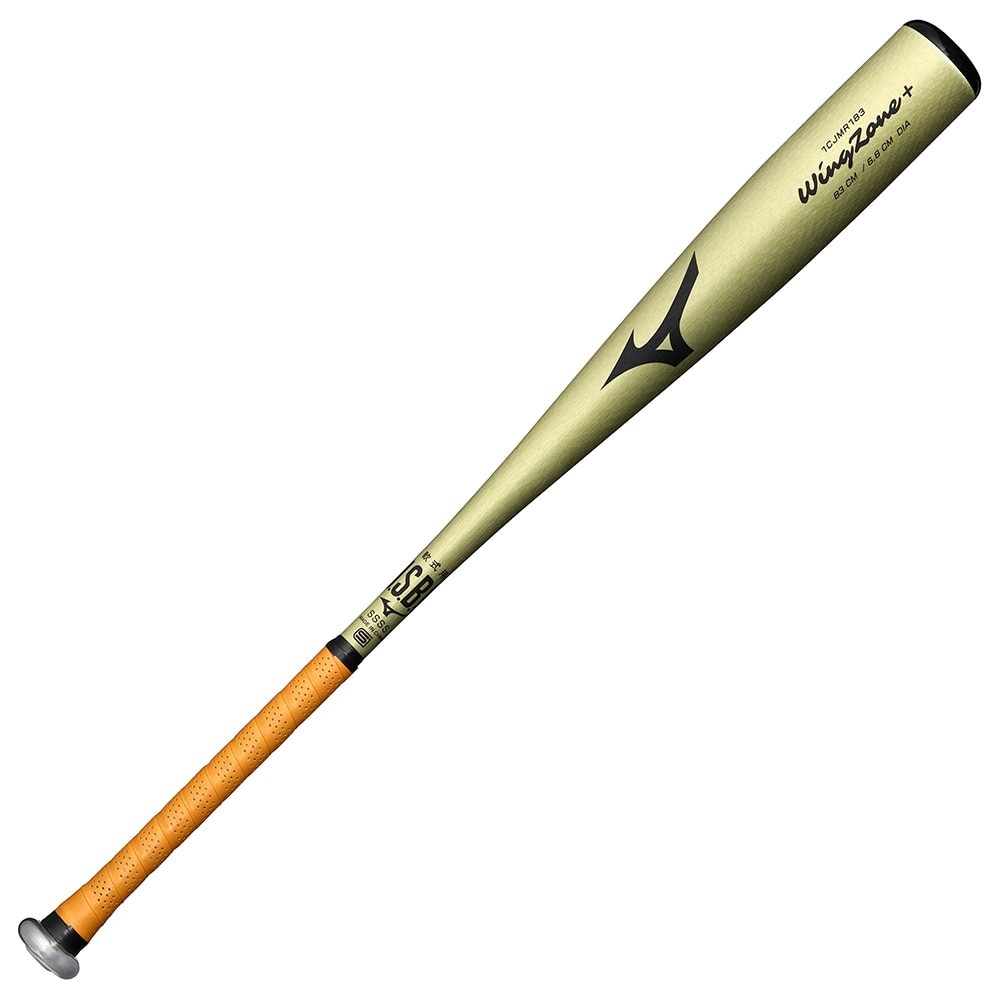 ミズノ（MIZUNO）（メンズ）軟式用バット 野球 一般 ウィングゾーンプラス 83m/平均670g 1CJMR18383 50