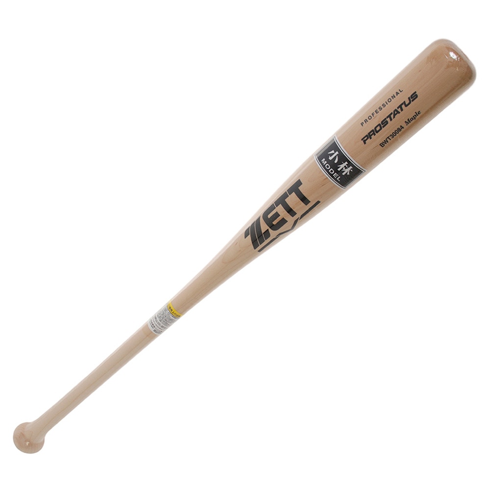 ゼット（ZETT）（メンズ）野球 軟式 木製バット プロステイタス 小林モデル 84cm/800g平均 BWT30084-1200KB