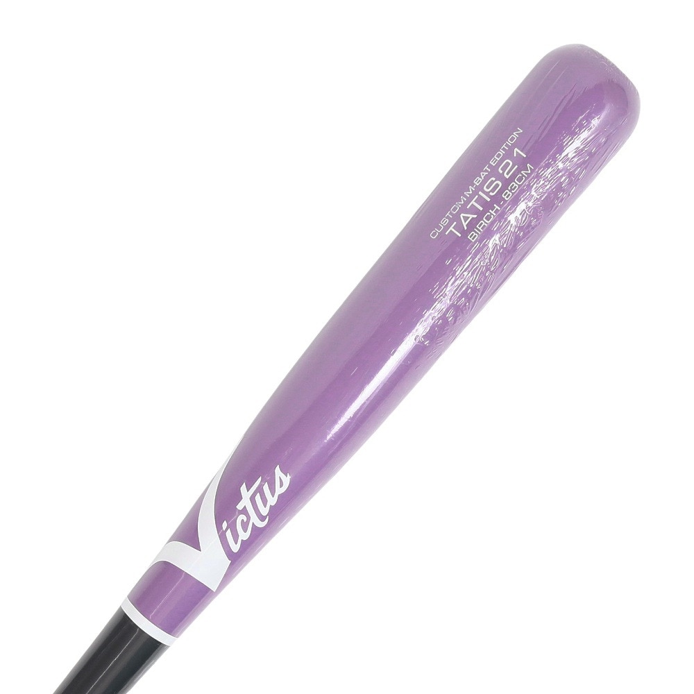 ヴィクタススポーツ（Victus Sports）（メンズ）軟式用バット 野球 一般 木製バット 83cm/約670～740g VRWBJFT21-BK/LV-325