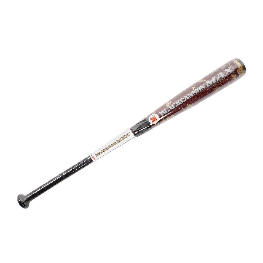  野球 軟式 バット ブラックキャノン MAX 84cm/平均720g BCT35904-6400 ケース付