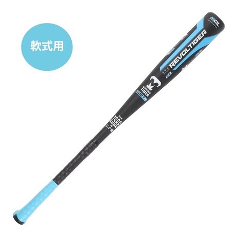美津和タイガー（mitsuwa-tiger）（メンズ）野球 軟式 バット レボルタイガー イオタ ハイパーウィップ スーパーダブルレイヤー 83cm/平均700g RBRPUHSD83-210