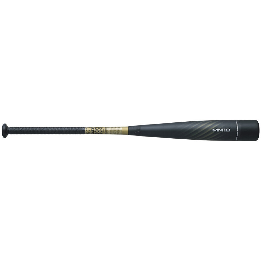 SSK(エスエスケイ) 野球 軟式FRP製バット MM18 ミドルバランス SBB4023MD ブラック×ゴールド 83cm バット 