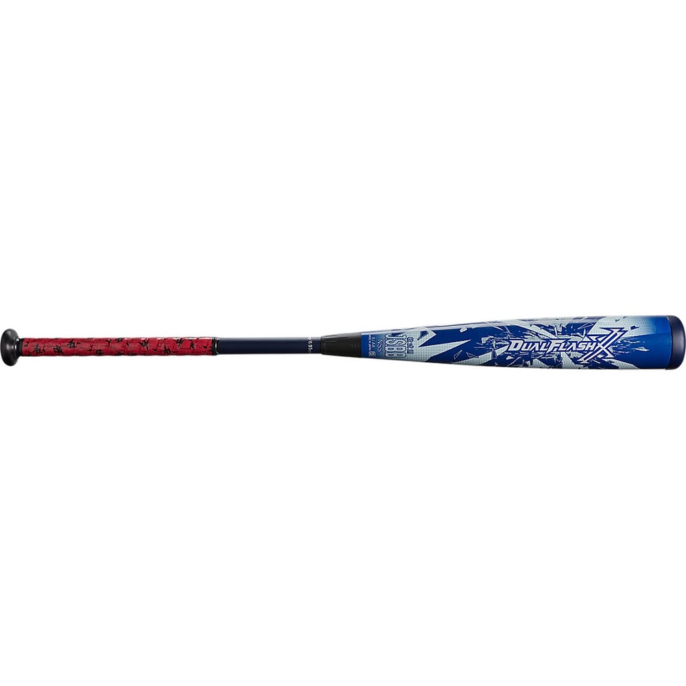 アシックス（ASICS）（メンズ）軟式用バット 野球 一般 デュアルフラッシュ XX 84cm/平均740g 3121A755.417 トップバランス