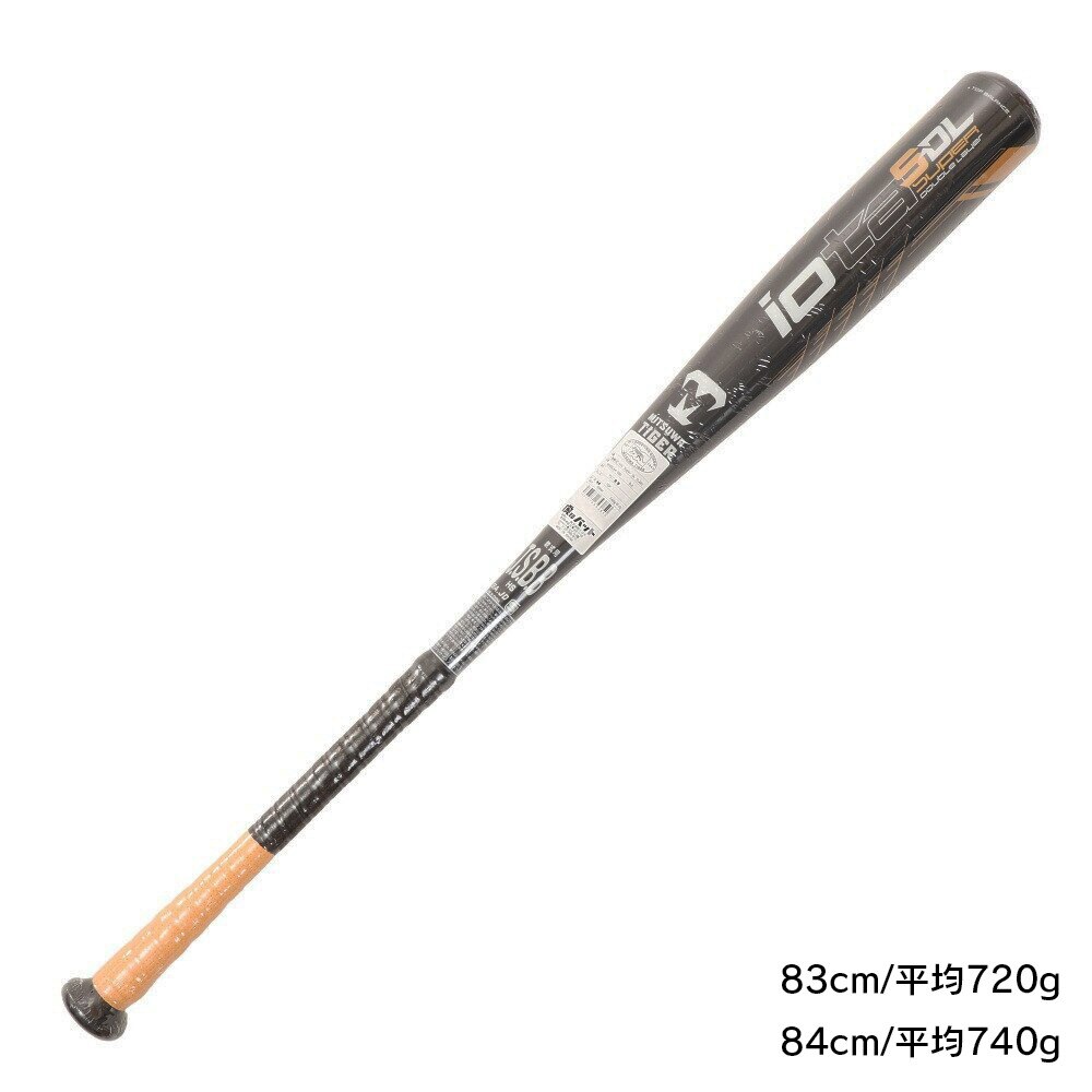 美津和タイガー（mitsuwa-tiger）（メンズ）軟式用バット 野球 一般 IOTA SUPER DL FLARE 83cm/平均720g RBSPDL83-090 トップバランス