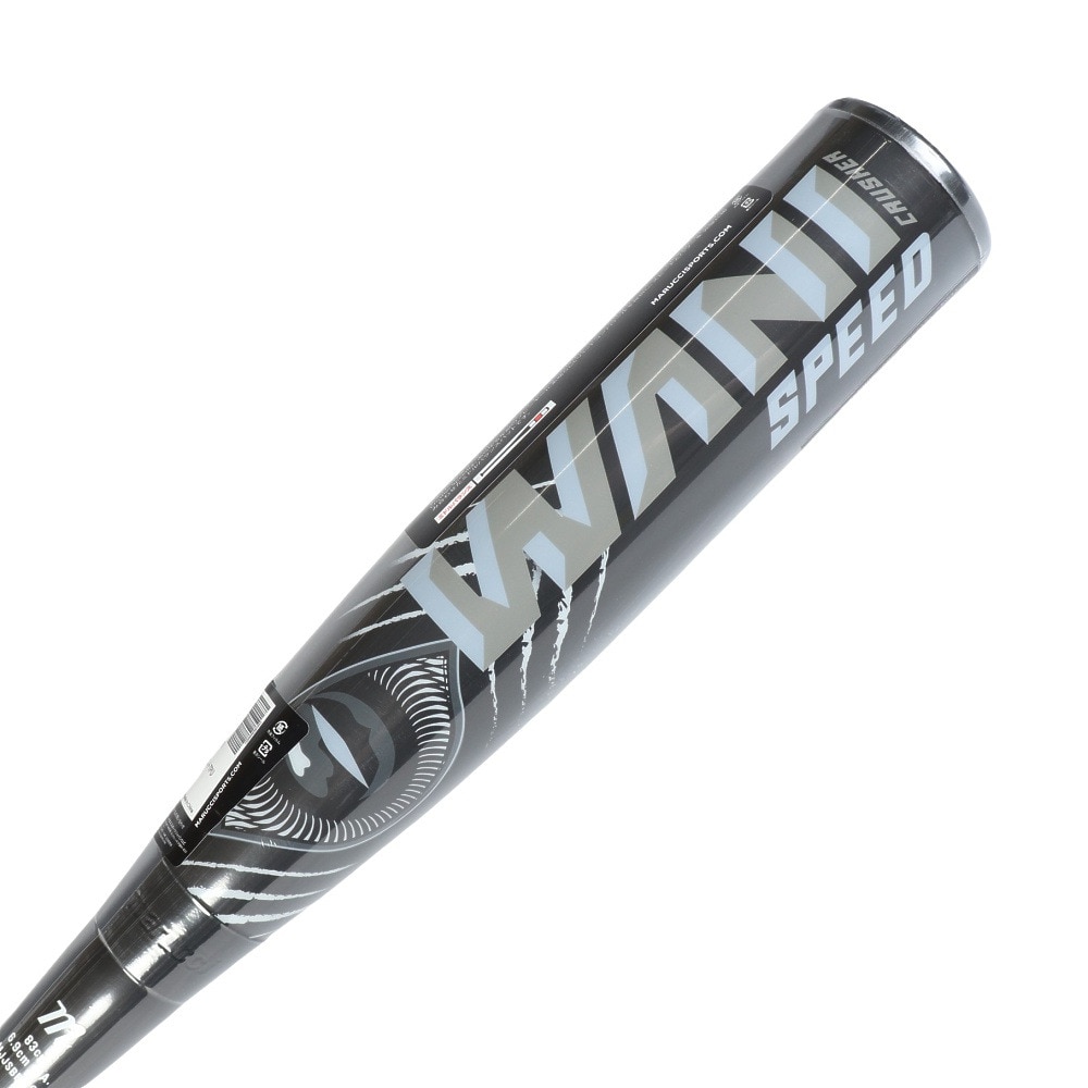 マルーチ（marucci）（メンズ）軟式用バット 野球 一般 ワニクラッシャースピードブラック 83cm/700g平均 MJJSBBWS2-83