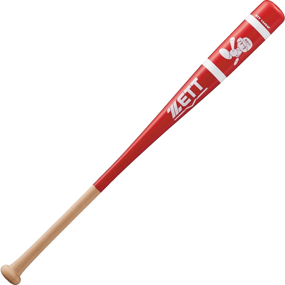 ゼット（ZETT）（メンズ）木製トレーニングバット 野球 一般 パワプロコラボ 84cm/1000g平均 BTT14484P-6400