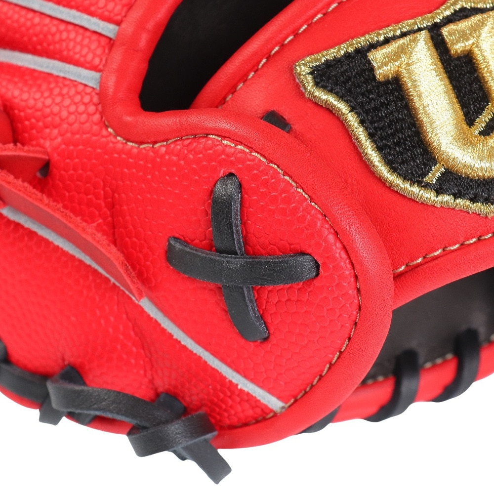 ウイルソン（Wilson）（キッズ）少年軟式用グラブ 内野手用 野球グローブ ジュニア D-MAX デュアル 6J WBW101820