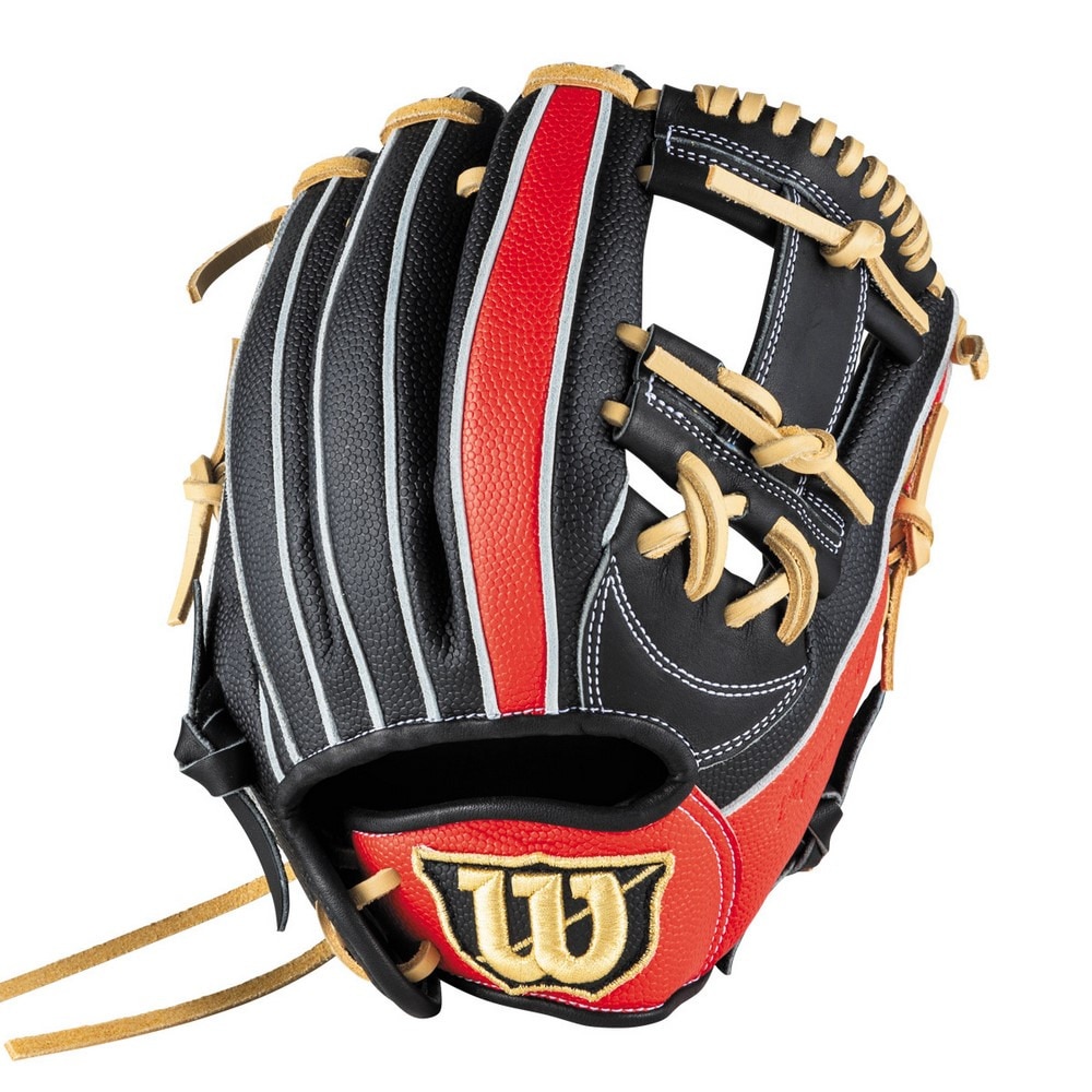 ウイルソン（Wilson）（キッズ）少年軟式用グラブ 内野手用 野球グローブ ジュニア用 D-MAX DUAL Jr. 7J型 WBW103894