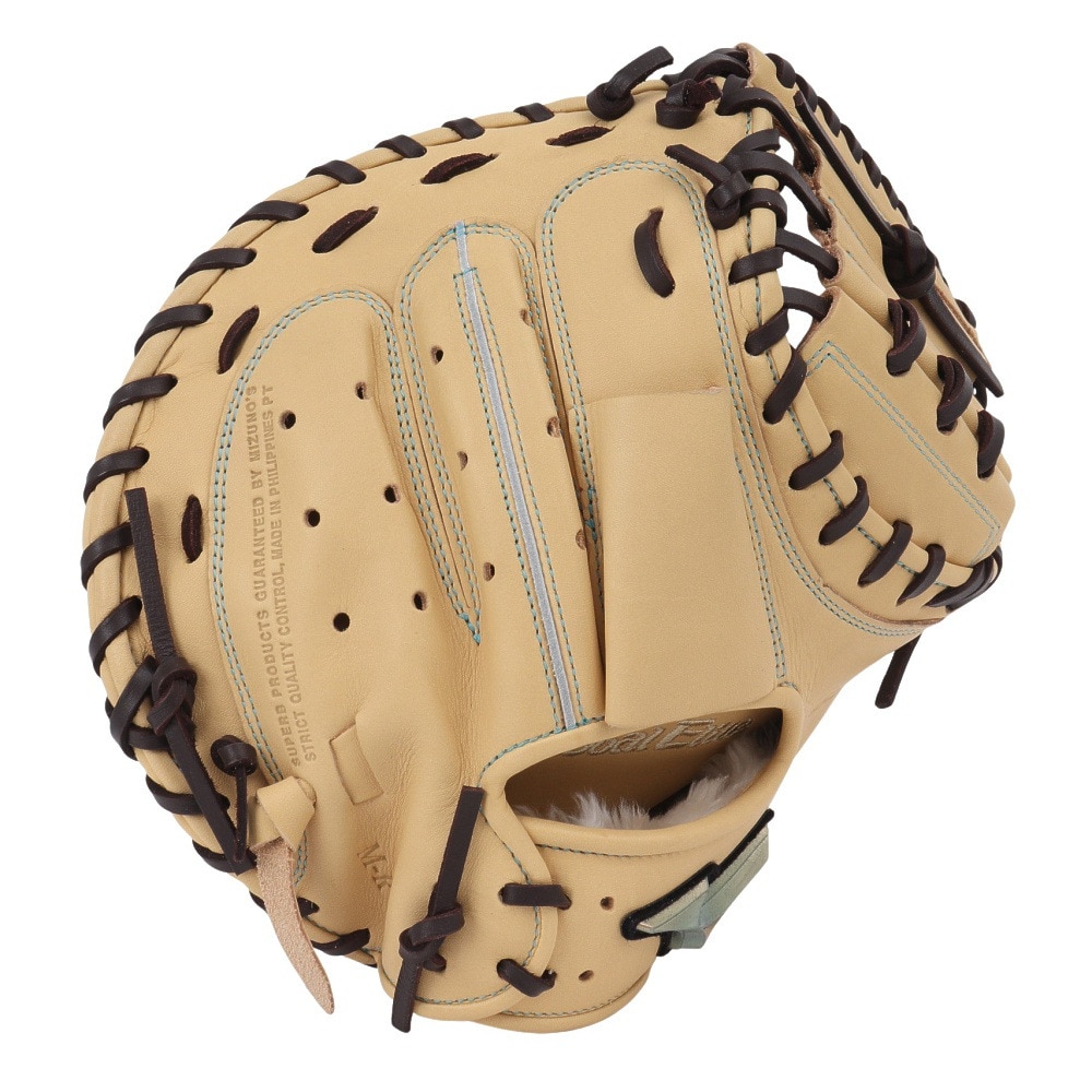 ミズノ（MIZUNO）（キッズ）少年軟式用グラブ 捕手用 野球グローブ ジュニア キャッチャーミット 木下拓哉モデル 1AJCY31100 8066