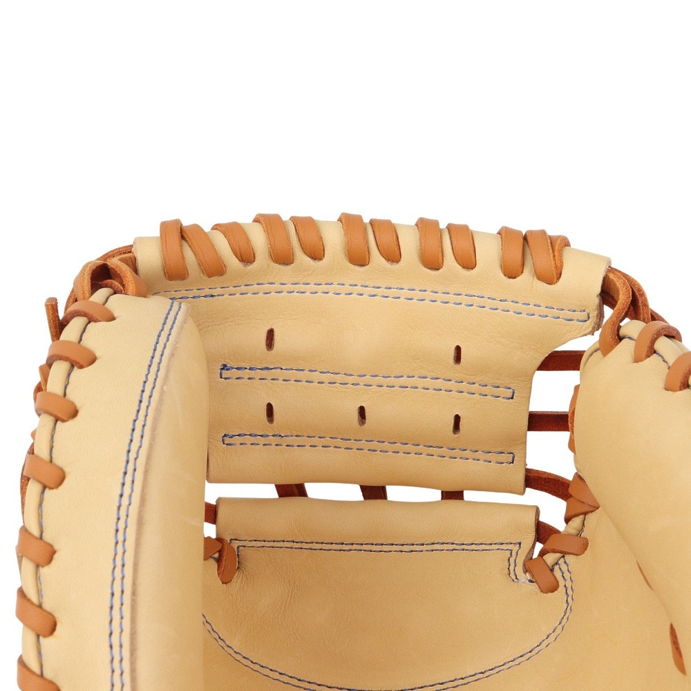 ミズノ（MIZUNO）（キッズ）少年軟式用グラブ 捕手用 野球グローブ ジュニア ウィルドライブ ブルー M-R型 1AJCY31600 8049