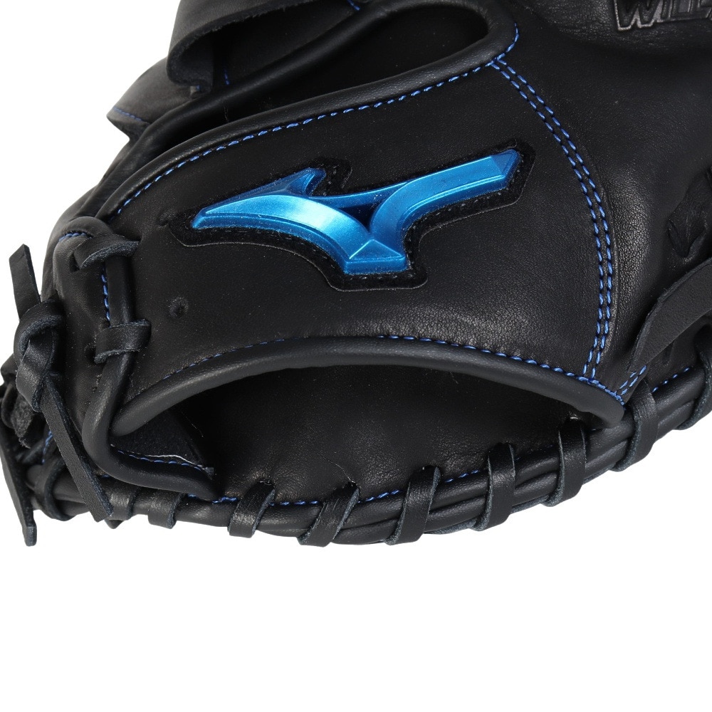 ミズノ（MIZUNO）（キッズ）少年軟式用グラブ 捕手用 野球グローブ ジュニア ウィルドライブ ブルー 1AJCY32500 09