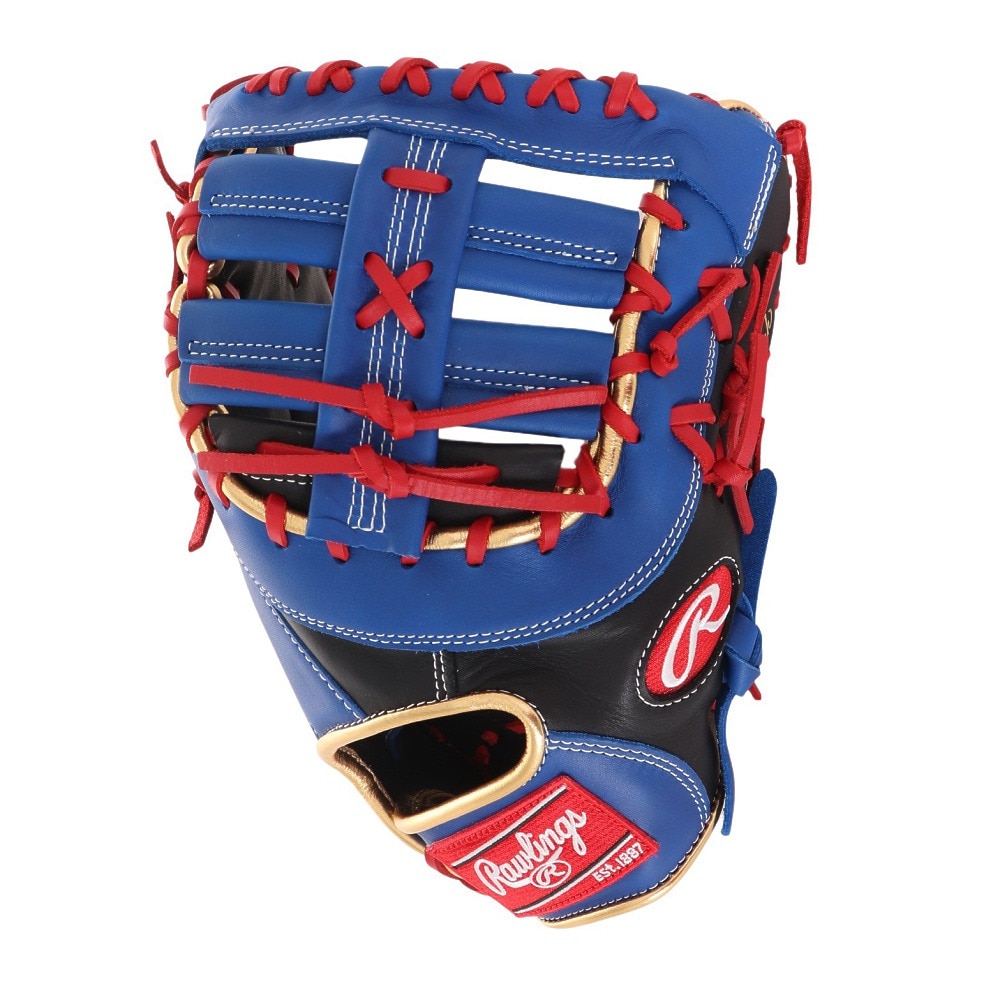 ローリングス（Rawlings）（メンズ）軟式用グラブ 一塁手用 野球グローブ 一般 ハイパーテック COLOR SYNC GR3FHTCM53-B/RY