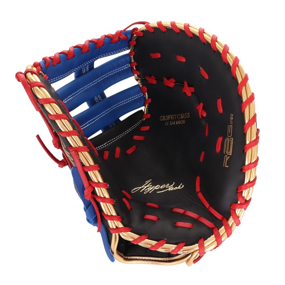 ローリングス（Rawlings）（メンズ）軟式用グラブ 一塁手用 野球グローブ 一般 ハイパーテック COLOR SYNC GR3FHTCM53-B/RY