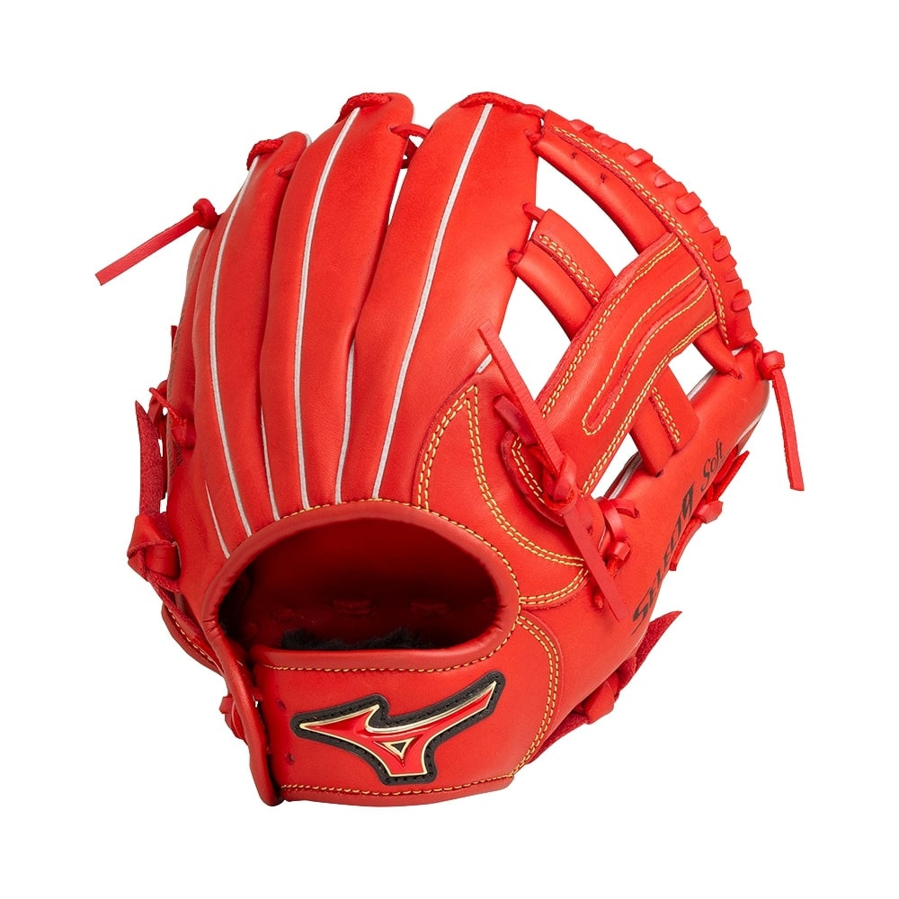 ミズノ（MIZUNO）（キッズ）少年軟式用グラブ オールラウンド用 野球グローブセレクトナインSoft Plus 1AJGY26910 62