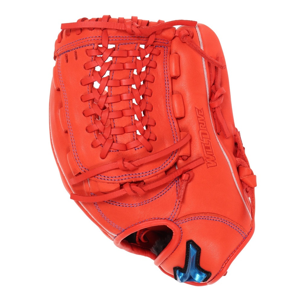 ミズノ（MIZUNO）（キッズ）少年軟式用グラブ オールラウンド用 野球グローブ ジュニア ウィルドライブ ブルー 1AJGY27940 52