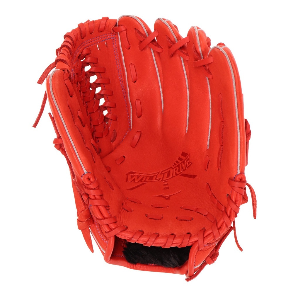 ミズノ（MIZUNO）（キッズ）少年軟式用グラブ オールラウンド用 野球グローブ ジュニア ウィルドライブ ブルー 1AJGY27940 52