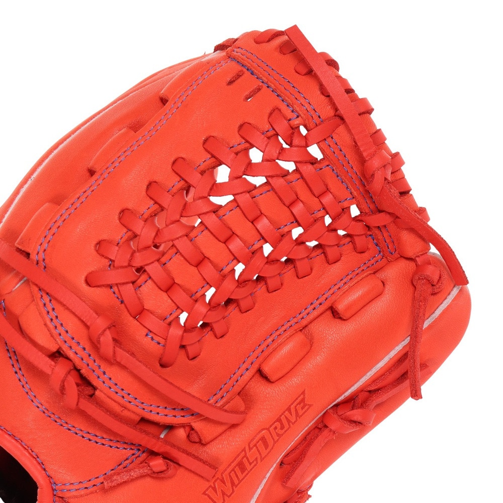 ミズノ（MIZUNO）（キッズ）少年軟式用グラブ オールラウンド用 野球グローブ ジュニア ウィルドライブ ブルー 1AJGY27940 52