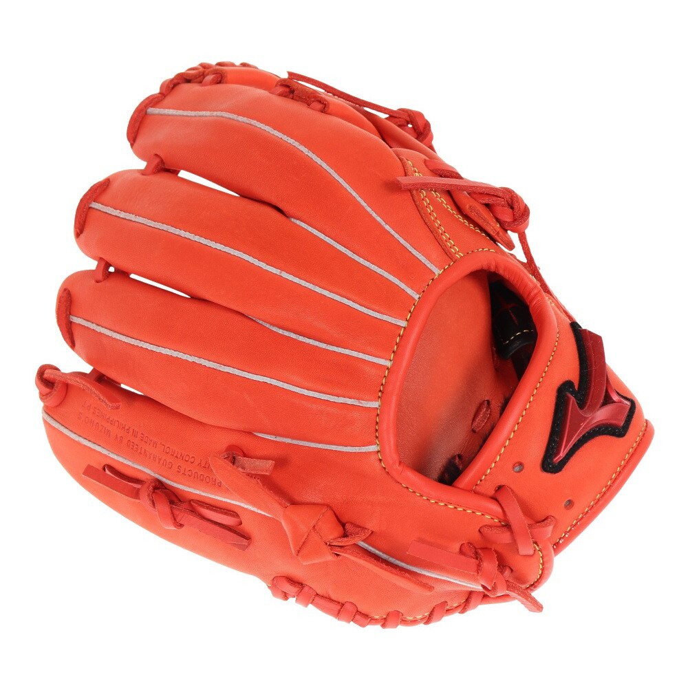 ミズノ（MIZUNO）（キッズ）少年軟式用グラブ オールラウンド用 野球グローブ ウィルドライブ レッド 小指2本入れ 23SS 1AJGY28610 52