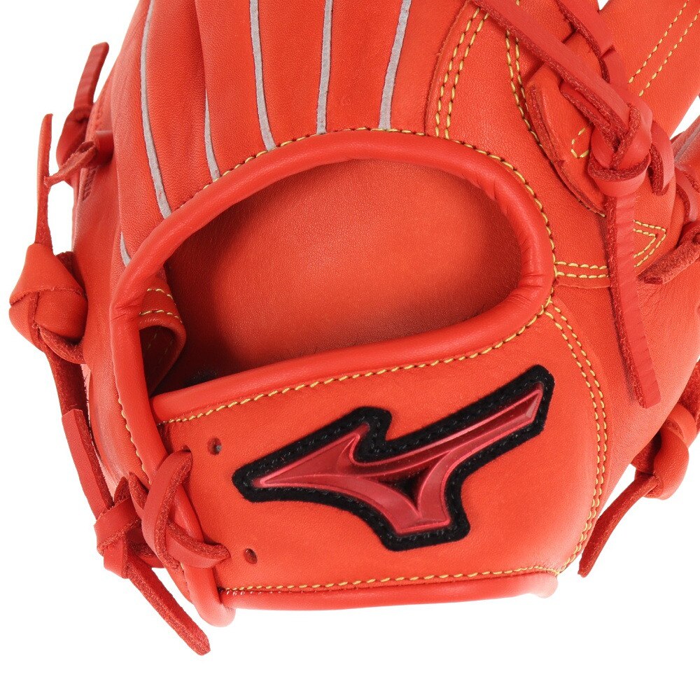 ミズノ（MIZUNO）（キッズ）少年軟式用グラブ オールラウンド用 野球グローブ ウィルドライブ レッド 小指2本入れ 23SS 1AJGY28610 52
