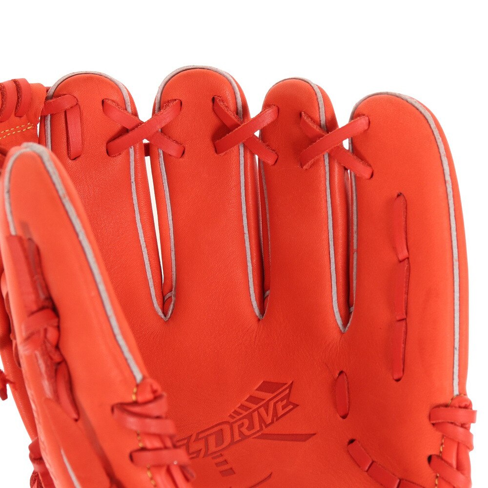 ミズノ（MIZUNO）（キッズ）少年軟式用グラブ オールラウンド用 野球グローブ ウィルドライブ レッド 小指2本入れ 23SS 1AJGY28610 52