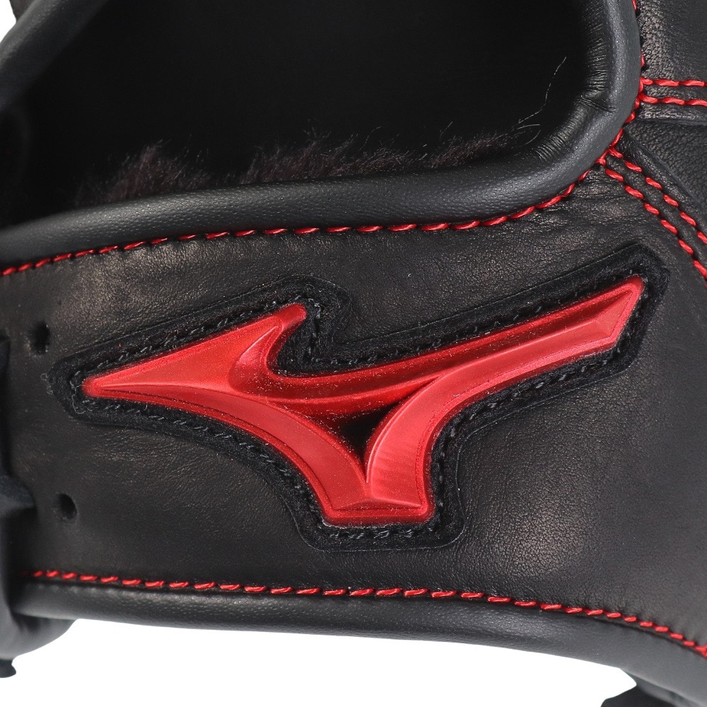 ミズノ（MIZUNO）（キッズ）少年軟式用グラブ オールラウンド用 野球グローブ ジュニア ウィルドライブ レッド 1AJGY30720 09