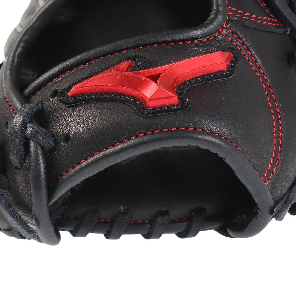 ミズノ（MIZUNO）（キッズ）少年軟式用グラブ オールラウンド用 野球グローブ ジュニア ウィルドライブ レッド 1AJGY30740 09