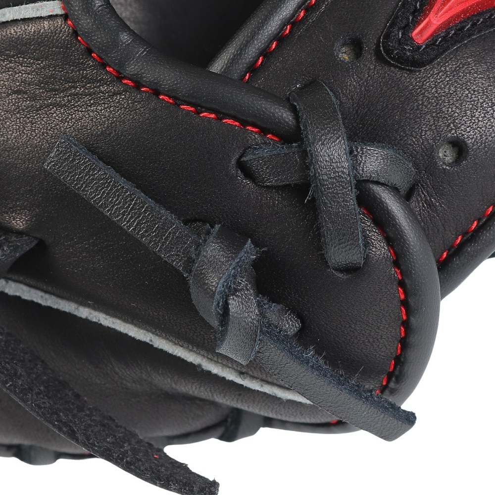 ミズノ（MIZUNO）（キッズ）少年軟式用グラブ オールラウンド用 野球グローブ ジュニア ウィルドライブ レッド 1AJGY30740 09